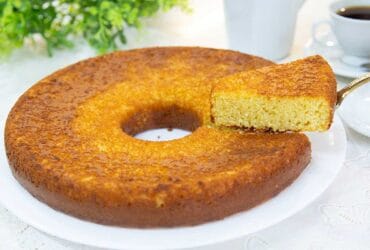 bolo de fubá molhadinho