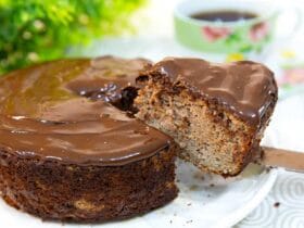 Uma Delícia no Café da Manhã: Bolo de Maçã Saudável e Sem Açúcar 3 bolo de maçã