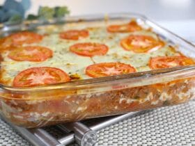 lasanha de carne moída com batatinha