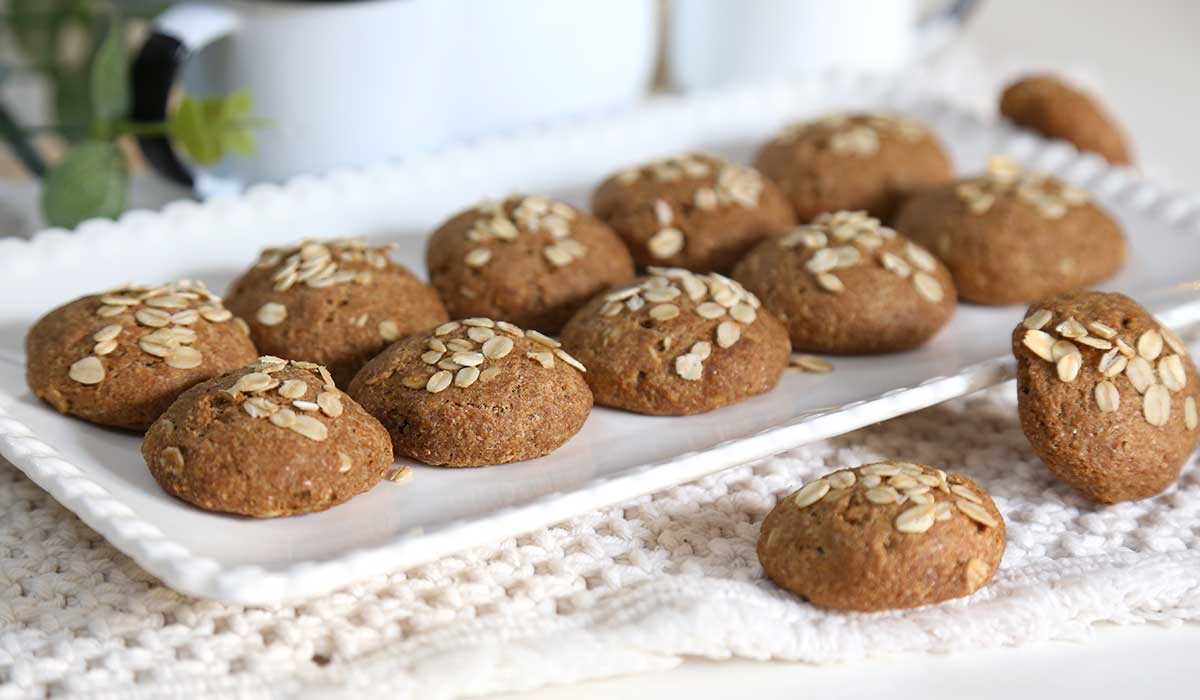 Aprenda este Biscoito Caseiro com Aveia: Sem Ovo, Sem Leite e Sem Açúcar