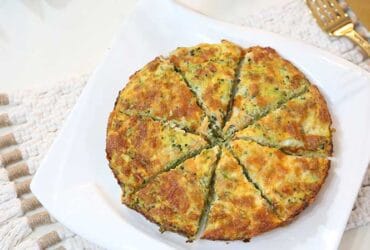 torta de brócolis fácil e saudável