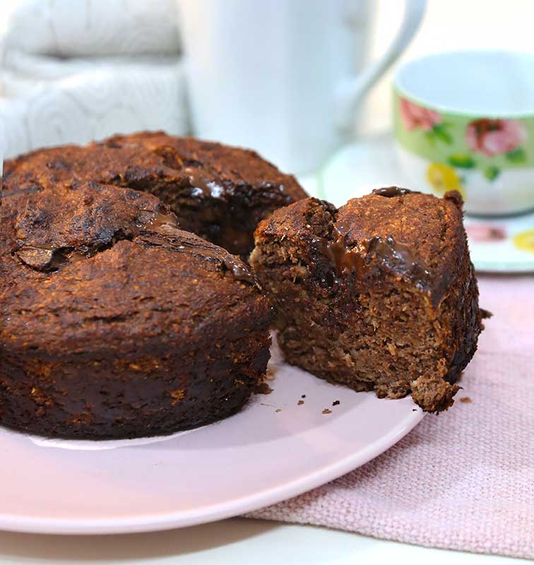 bolo de banana sem açúcar