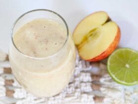 suco detox de maçã