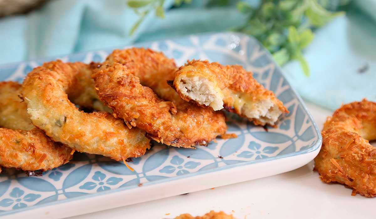 Rosquinhas de Frango Sequinhas e Sem Fritura