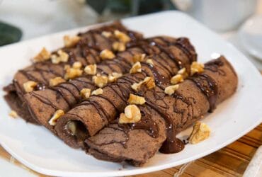 panqueca de chocolate