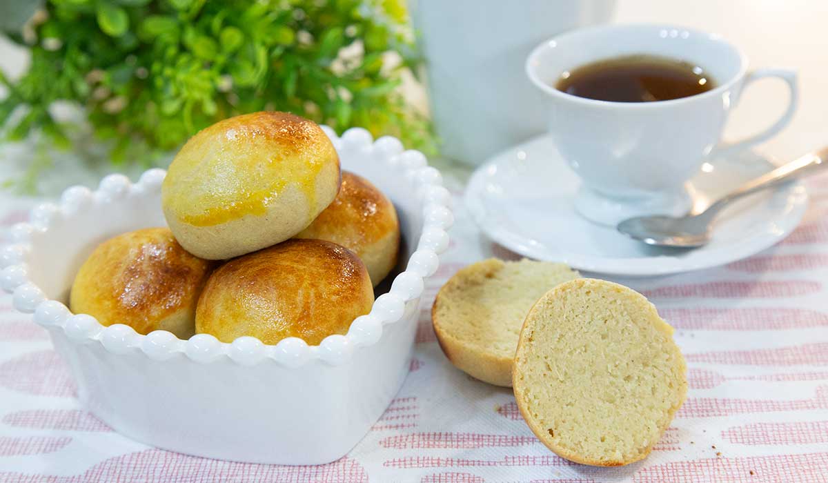 Pão de Batata Doce Sem Farinha de Trigo