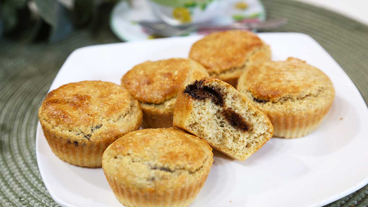 Bolinho Fácil e Saudável: Sem Açúcar, Sem Trigo e Sem Leite