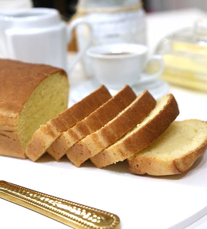 pão de forma sem glúten