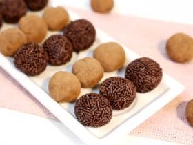 Brigadeiro Low Carb com Apenas 2 Ingredientes 40 brigadeiro low carb
