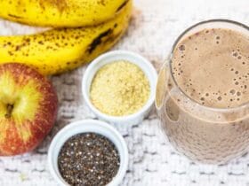 vitamina de banana com aveia