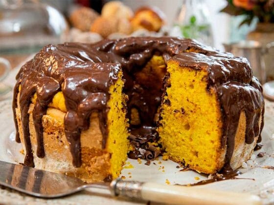 bolo de cenoura sem trigo e sem leite