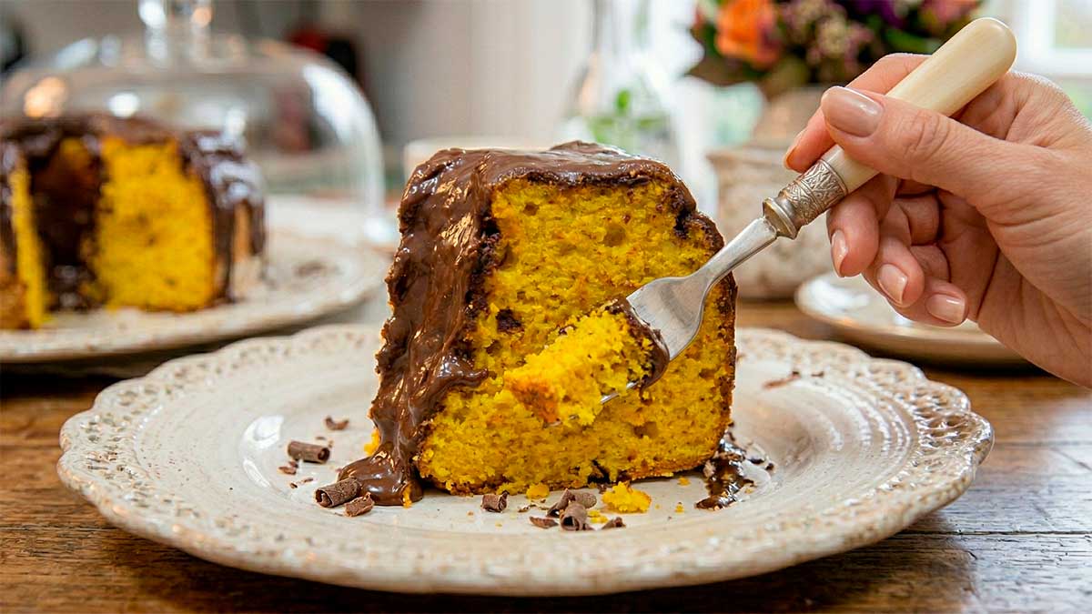 Prepare um Irresistível Bolo de Cenoura Sem Trigo e Sem Leite 6 bolo de cenoura sem trigo e sem leite
