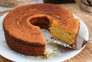 bolo de aipim no liquidificador