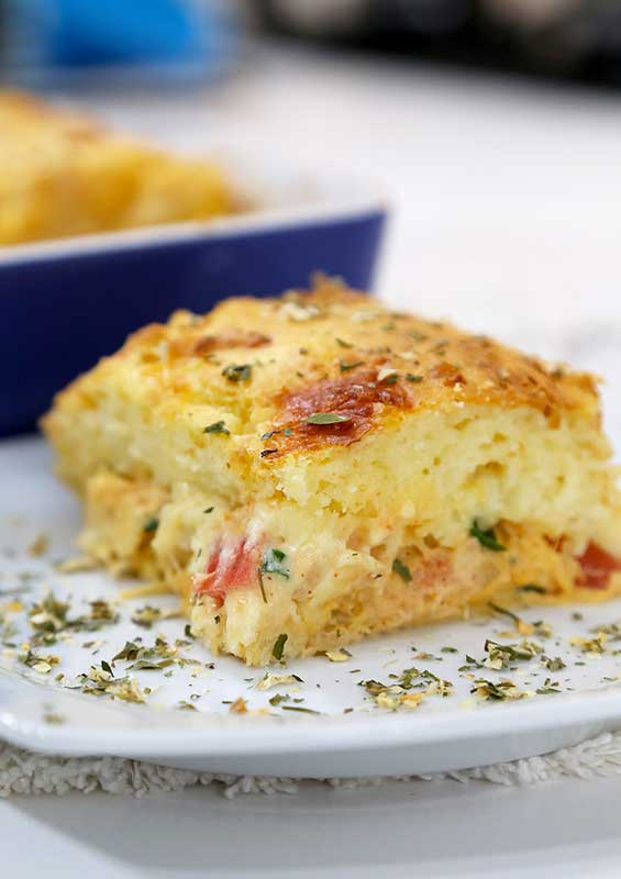 empadão de frango cremoso