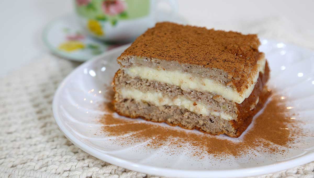 bolo recheado sem açúcar