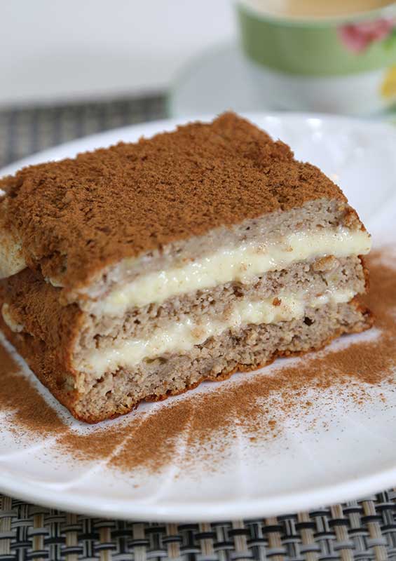 bolo recheado sem açúcar