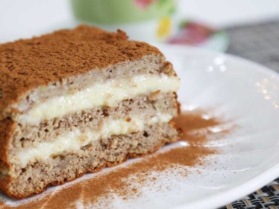 bolo recheado sem açúcar