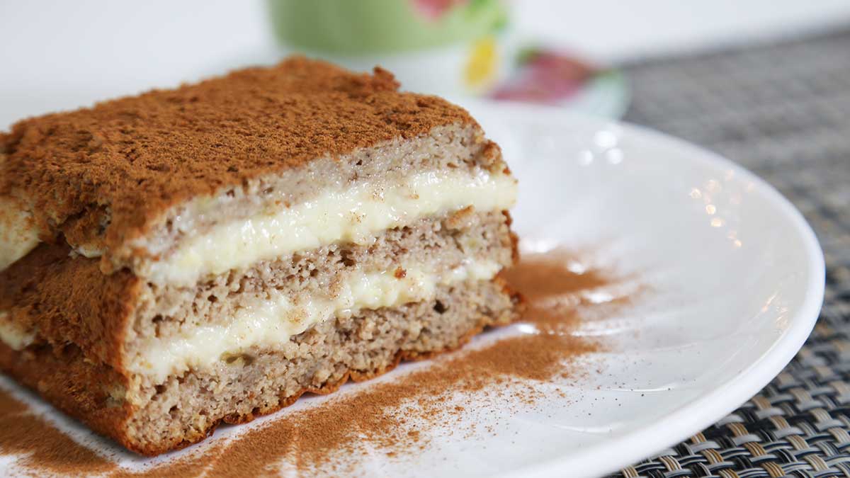 bolo recheado sem açúcar