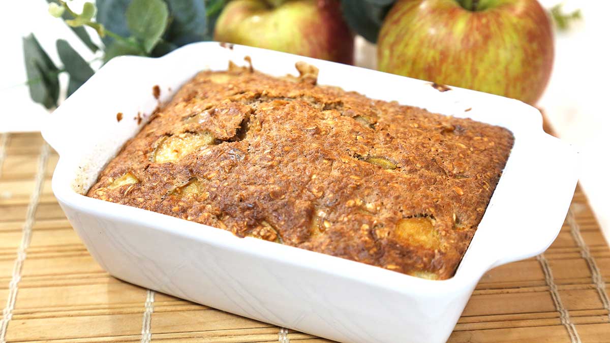 O Segredo do Bolo de Maçã Irresistível Sem Leite e Sem Trigo 1 bolo de maçã