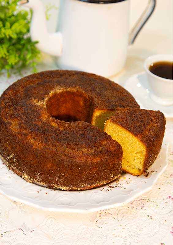 bolo de fubá sem trigo