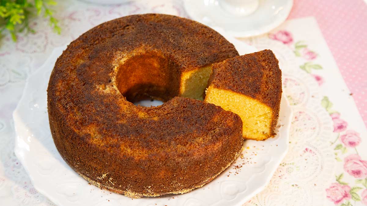 bolo de fubá sem trigo