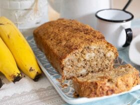 pão de aveia com banana