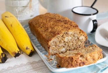 pão de aveia com banana