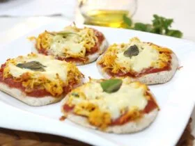 pizza de aveia com iogurte