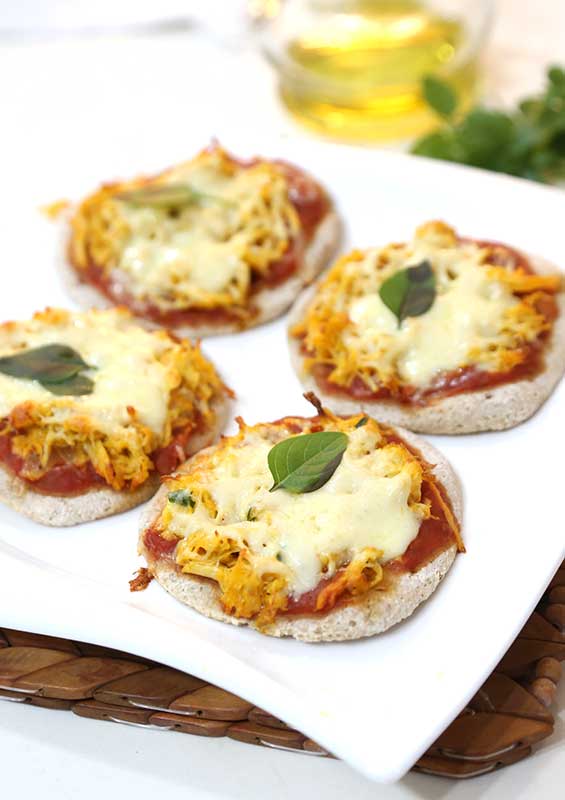 pizza de aveia com iogurte