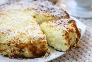 bolo de coco low carb