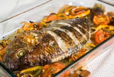 tilápia assada no forno