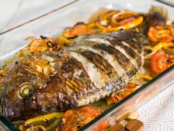 tilápia assada no forno
