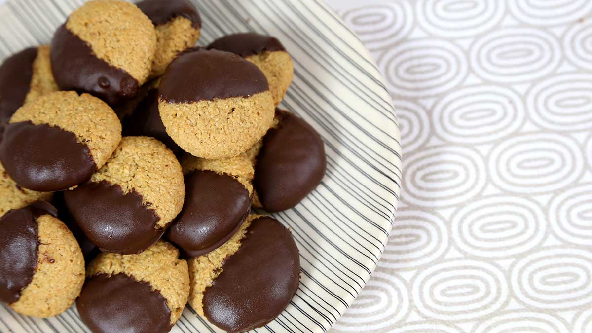 Biscoito de Aveia com Chocolate Perfeito para seu Lanche 6 biscoito de aveia com chocolate