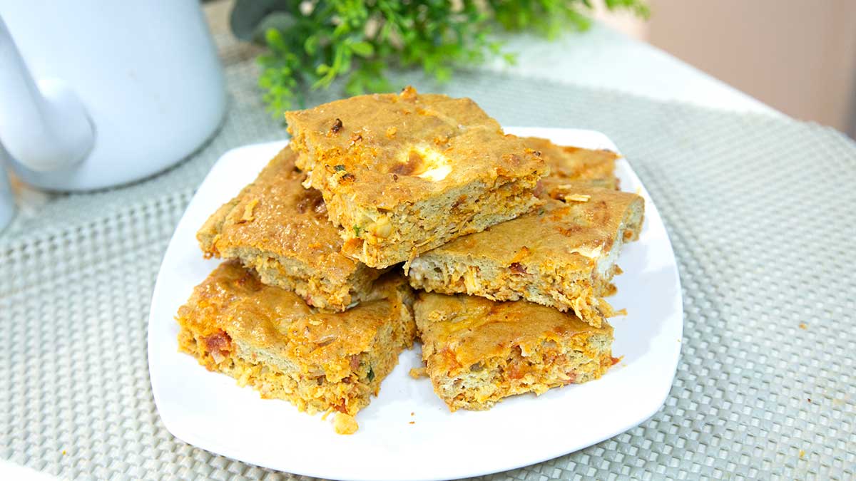 torta de frango saudável