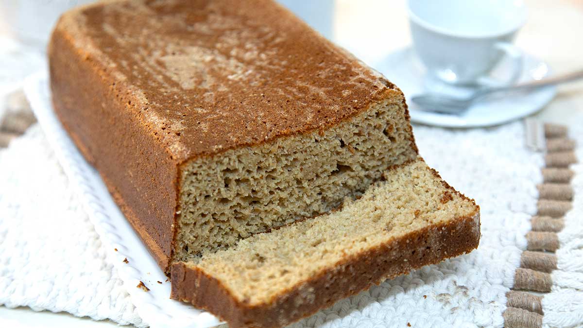pão integral no liquidificador