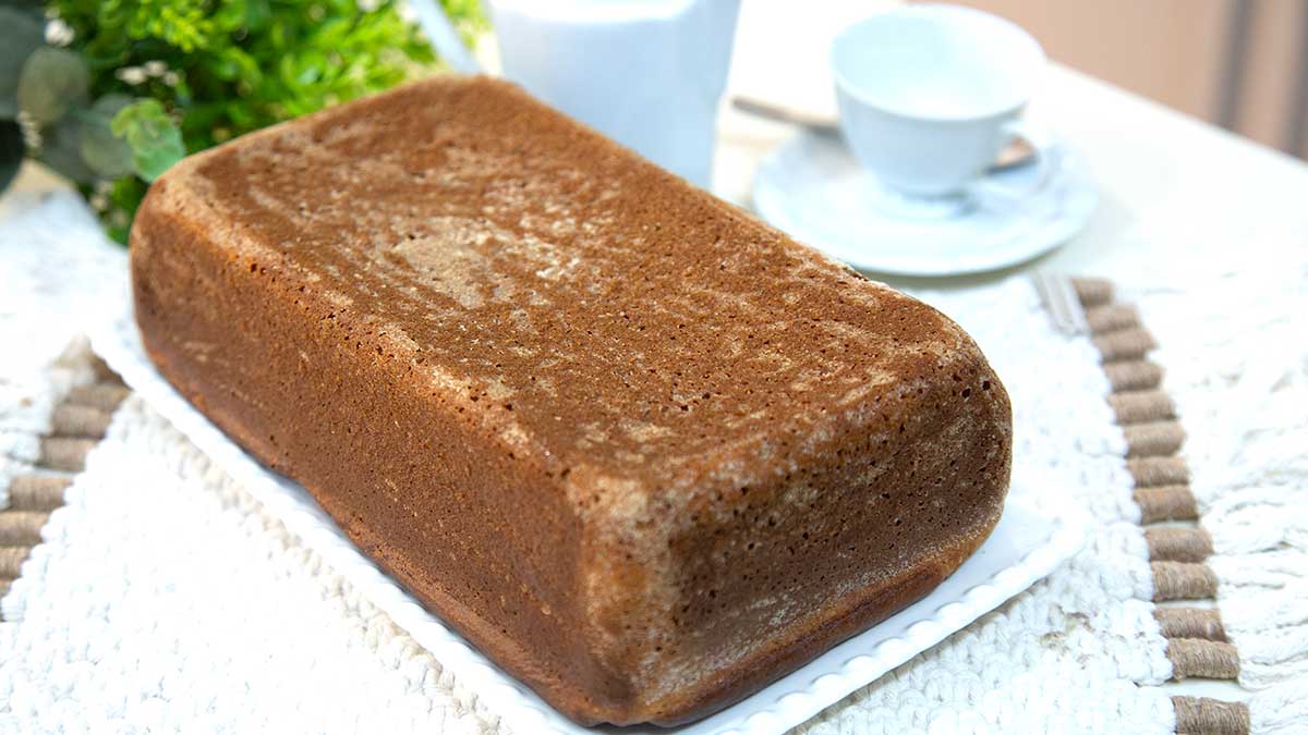 pão integral no liquidificador