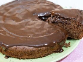 bolo de chocolate fofinho