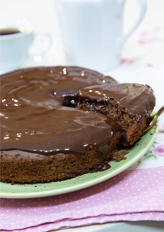 bolo de chocolate fit fofinho