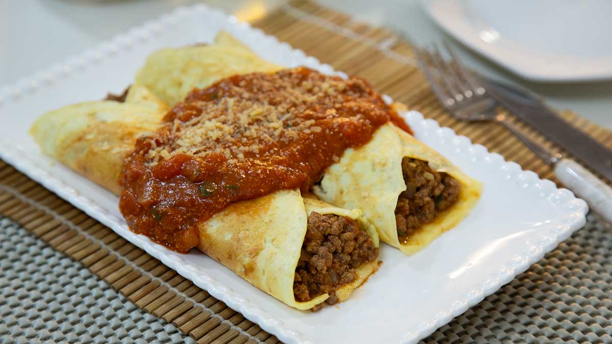 panqueca de aveia com iogurte