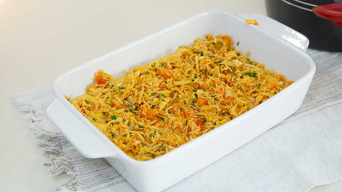 torta de frango sem leite e sem farinha