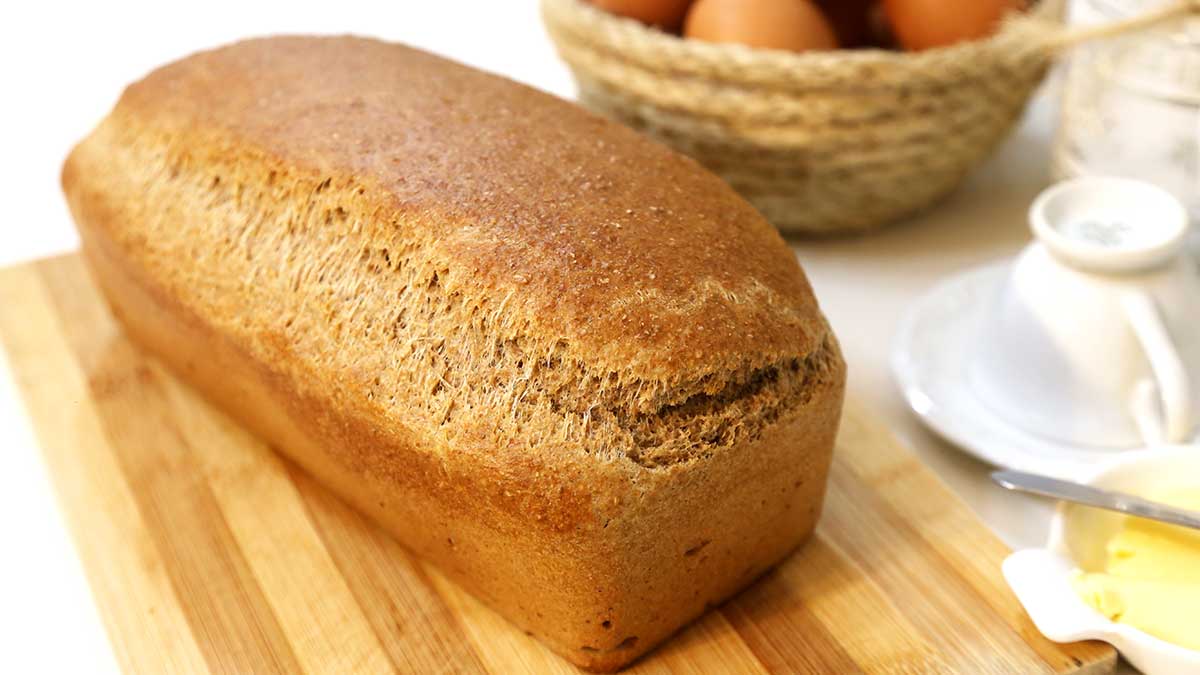 pão caseiro integral