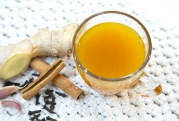 chá caseiro para gripe