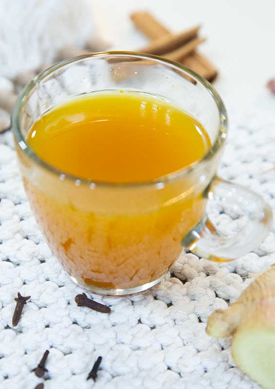 chá caseiro para gripe