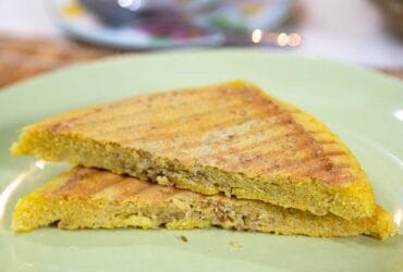 pão de milho em 2 minutos