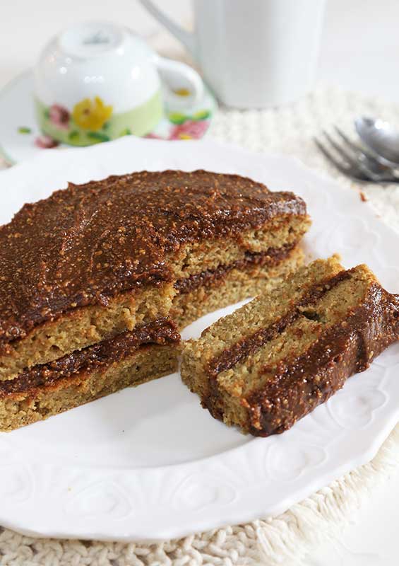 bolo de aveia recheado