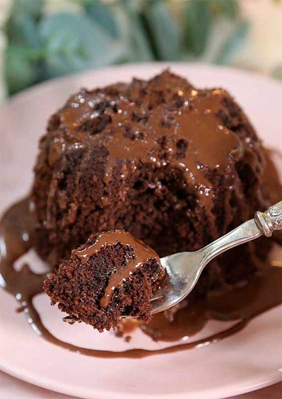 bolo de chocolate fofinho