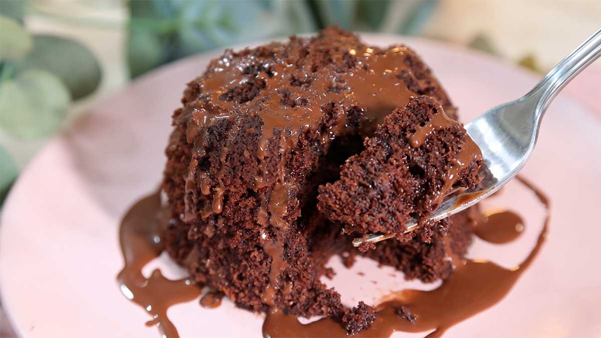 bolo de chocolate fofinho
