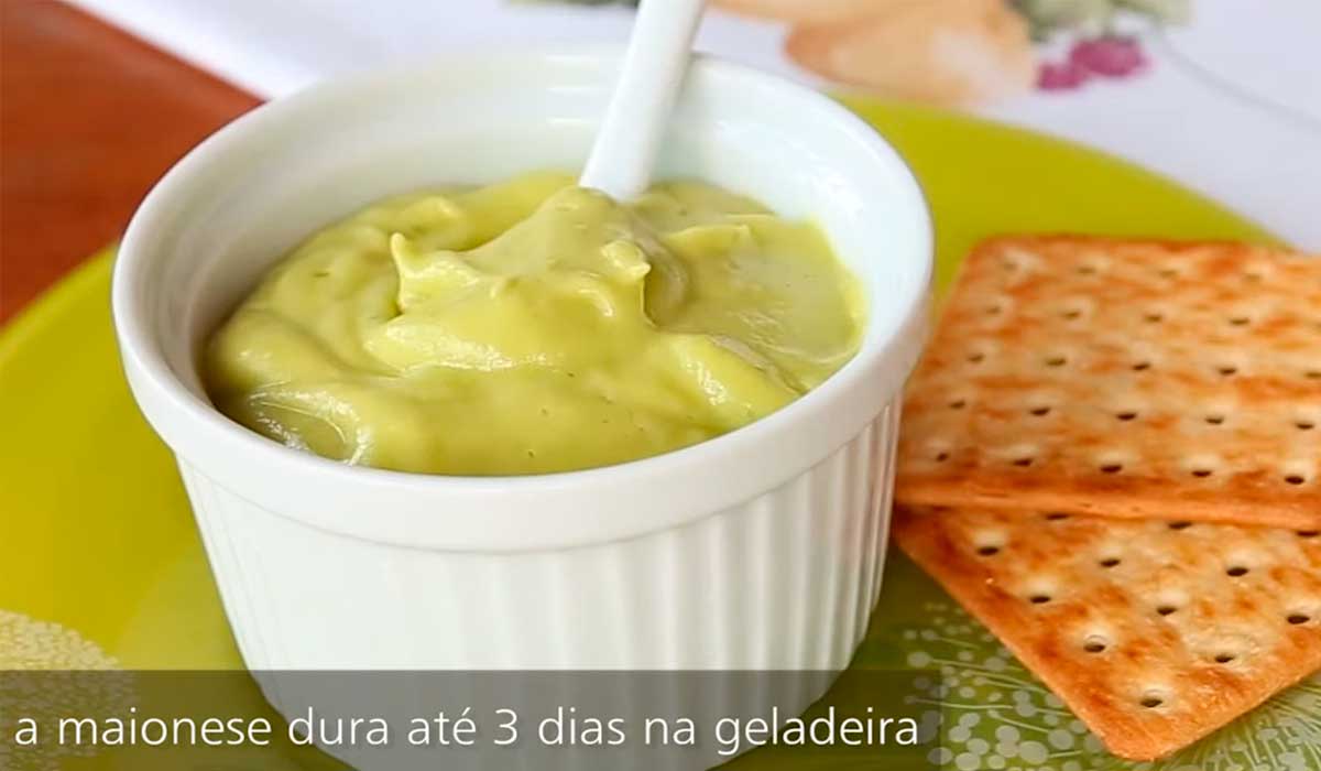 maionese low carb de abacate