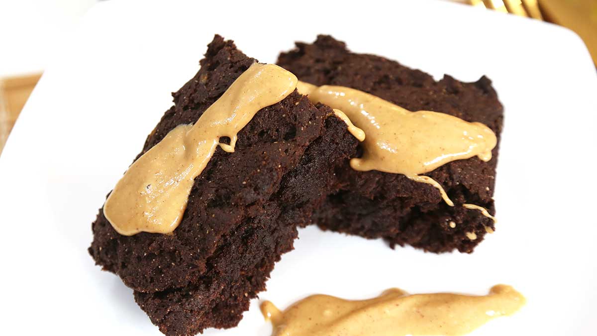 brownie de banana zero açúcar