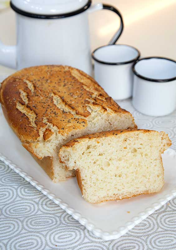 pão fofinho sem trigo sem leite e sem ovo
